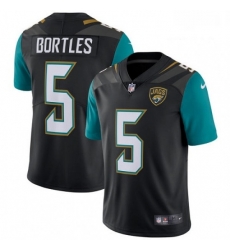 Men Nike Jacksonville Jaguars 5 Blake Bortles Black Alternate Vapor Untouchable Limited Player NFL Jersey