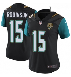 Womens Nike Jacksonville Jaguars 15 Allen Robinson Elite Black Alternate NFL Jersey