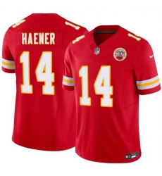 Men Kansas City Chiefs  14 Jake Haener Red 2026 F U S E  Vapor Untouchable Limited Stitched Football Jersey