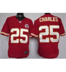 Nike Kansas City Chiefs 25 Jamaal Charles Red Elite NFL Jersey