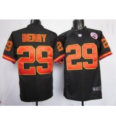 Nike Kansas City Chiefs 29 Eric Berry Black Game NFL Jersey