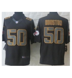 Nike Kansas City Chiefs 50 Justin Houston Black Limited Impact NFL Jersey