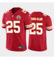 men clyde edwards helaire kansas city chiefs red vapor limited jersey 