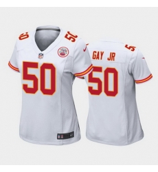 women willie gay jr. kansas city chiefs white game jersey 