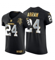 Las Vegas Raiders 24 Johnathan Abram Men Nike Black Edition Vapor Untouchable Elite NFL Jersey