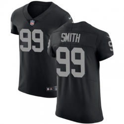 Men Nike Raiders #99 Aldon Smith Black Team Color Stitched NFL Vapor Untouchable Elite Jersey