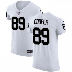 Mens Nike Oakland Raiders 89 Amari Cooper White Vapor Untouchable Elite Player NFL Jersey