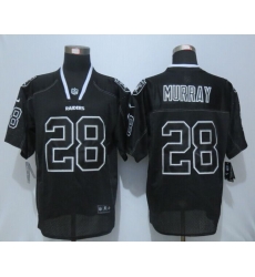 New Nike Oakland Raiders #28 Latavius Murray Lights Out Black Elite Jerseys