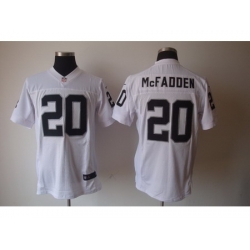 Nike Oakland Raiders 20 Darren McFadden White Elite NFL Jersey