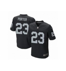 Nike Oakland Raiders 23 Tracy Porter black Elite NFL Jersey