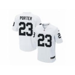 Nike Oakland Raiders 23 Tracy Porter white Elite NFL Jersey