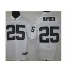 Nike Oakland Raiders 25 D.J. Hayden White Elite NFL Jersey