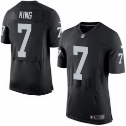 Nike Raiders #7 Marquette King Black Team Color Mens Stitched NFL New Elite Jersey