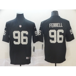 Nike Raiders 96 Clelin Ferrell Black 2019 NFL Draft First Round Pick Vapor Untouchable Limited Jerse