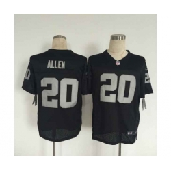 nike nfl jerseys oakland raiders 20 allen black[Elite][allen]