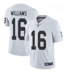 Raiders #16 Tyrell Williams White Youth Stitched Football Vapor Untouchable Limited Jersey