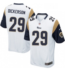 Men Nike Los Angeles Rams 29 Eric Dickerson Game White NFL Jersey