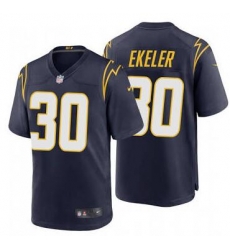 Men Chargers 30 Austin Ekeler 2020 Navy Blue Vapor Limtied Jersey