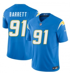Men Los Angeles Chargers 91 Nick Barrett Blue 2026 F U S E Vapor Limited Stitched Football Jersey Men Los Angeles Chargers 91 Nick Barrett Blue 2026 F U S E Vapor Limited Stitched Football Jersey