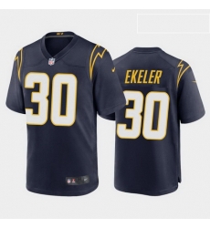 Men Nike Los Angels Chargers 30 Austin Ekeler Navy blue Vapor Limited Jersey