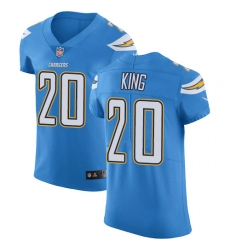 Nike Chargers #20 Desmond King Electric Blue Alternate Mens Stitched NFL Vapor Untouchable Elite Jersey