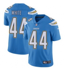 Nike Chargers #44 Kyzir White Electric Blue Alternate Mens Stitched NFL Vapor Untouchable Limited Jersey