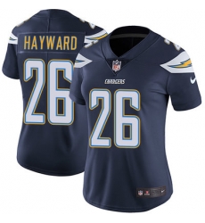 Nike Chargers #26 Casey Hayward Navy Blue Team Color Womens Stitched NFL Vapor Untouchable Limited Jersey