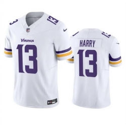 Men Minnesota Vikings 13 N 27Keal Harry White 2023 F U S E  Vapor Untouchable Limited Stitched Jersey