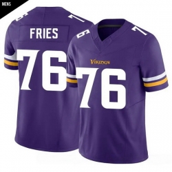 Men Minnesota Vikings  uFF0376 Will Fries Purple Limited Classic Vapor F U S E  Jerseys