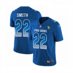 Mens Nike Minnesota Vikings 22 Harrison Smith Limited Royal Blue NFC 2019 Pro Bowl NFL Jersey