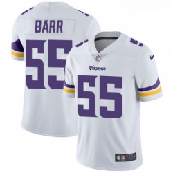 Mens Nike Minnesota Vikings 55 Anthony Barr White Vapor Untouchable Limited Player NFL Jersey