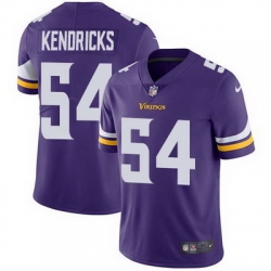 Nike Vikings #54 Eric Kendricks Purple Team Color Mens Stitched NFL Vapor Untouchable Limited Jersey