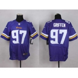 nike nfl jerseys minnesota vikings 97 griffen purple[Elite]