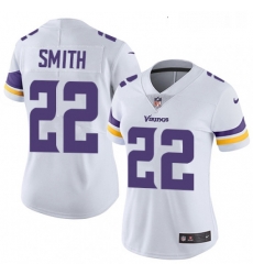 Womens Nike Minnesota Vikings 22 Harrison Smith Elite White NFL Jersey