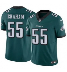 Men Philadelphia Eagles Brandon Graham #55 Green F U S E Stitched NFL Jersey