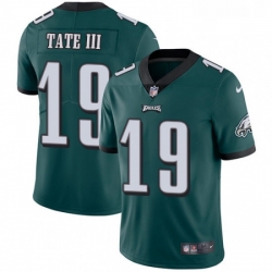 Mens Nike Philadelphia Eagles 19 Golden Tate III Midnight Green Team Color Vapor Untouchable Limited Player NFL Jerse