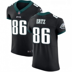 Mens Nike Philadelphia Eagles 86 Zach Ertz Black Alternate Vapor Untouchable Elite Player NFL Jersey