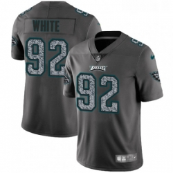 Mens Nike Philadelphia Eagles 92 Reggie White Gray Static Vapor Untouchable Limited NFL Jersey