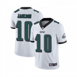 Mens Philadelphia Eagles 10 DeSean Jackson White Vapor Untouchable Limited Player Football Jersey