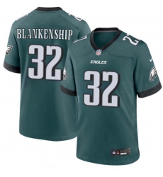 Men's Philadelphia Eagles Nike Reed Blankenship #32 Green Stitched NFL Jersey