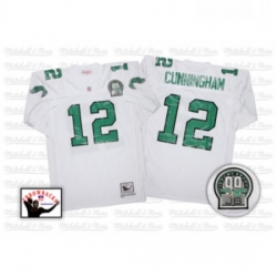 Mitchell And Ness Philadelphia Eagles 12 Randall Cunningham White Authentic NFL Jersey