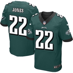 Nike Eagles #22 Sidney Jones Midnight Green Team Color Mens Stitched NFL New Elite Jersey