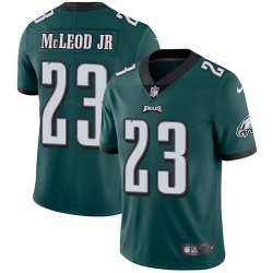 Nike Eagles #23 Rodney McLeod Jr Midnight Green Team Color Mens Stitched NFL Vapor Untouchable Limited Jersey