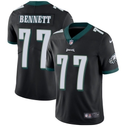 Nike Eagles #77 Michael Bennett Black Alternate Mens Stitched NFL Vapor Untouchable Limited Jersey