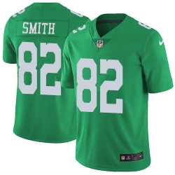 Nike Eagles #82 Torrey Smith Green Mens Stitched NFL Limited Rush Jersey