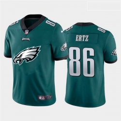 Nike Eagles 86 Zach Ertz Green Team Big Logo Vapor Untouchable Limited Jersey