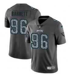 Nike Eagles 96 Derek Barnett Gray Static Vapor Untouchable Limited Jersey