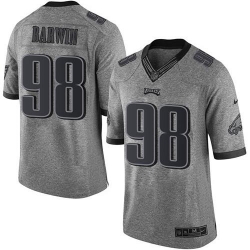 Nike Eagles #98 Connor Barwin Gray Mens Stitched NFL Limited Gridiron Gray Jersey