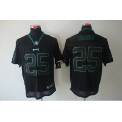 Nike Philadelphia Eagles 25 LeSean McCoy Black Elite Lights Out NFL Jersey