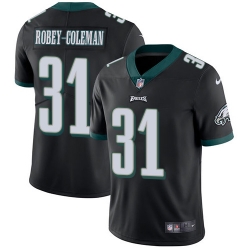 Nike Philadelphia Eagles 31 Nickell Robey Coleman Black Alternate Men Stitched NFL Vapor Untouchable Limited Jersey